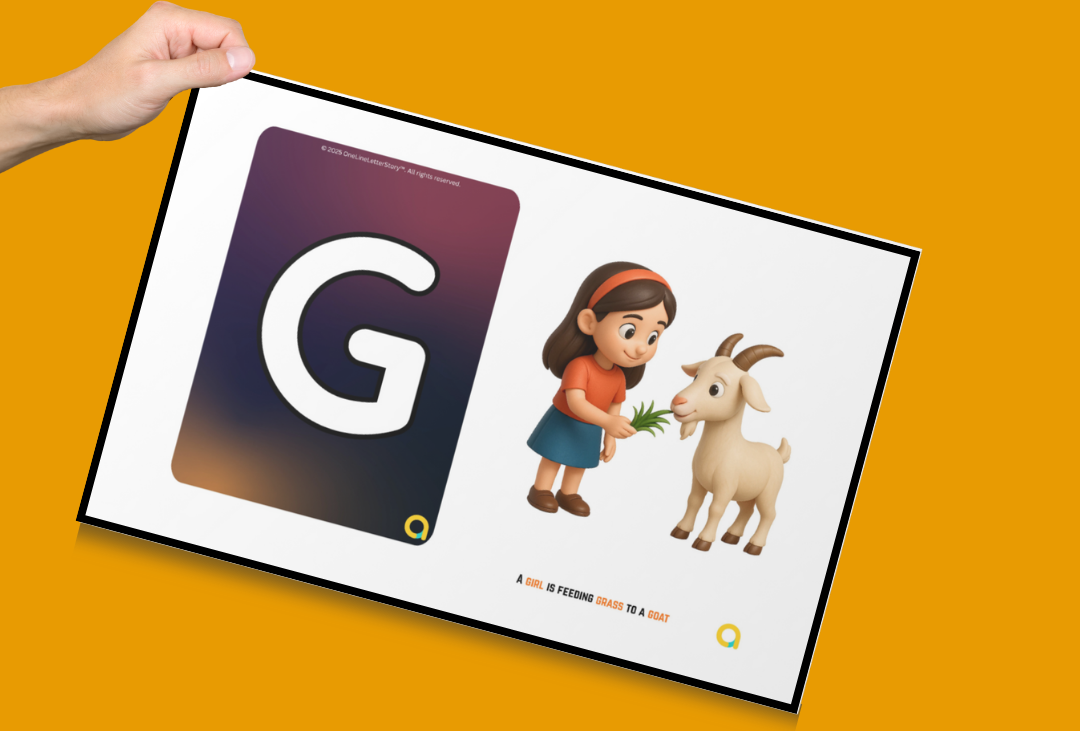 OneLineLetterStory™ A3 School Book