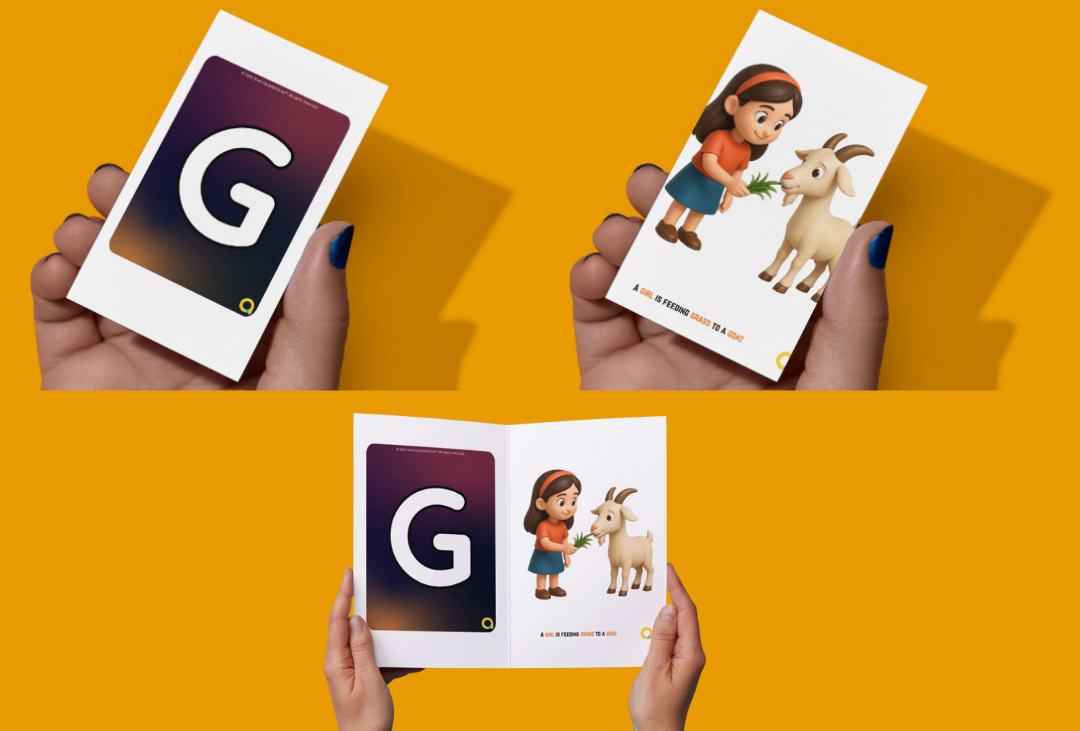 OneLineLetterStory™ Flashcards + A5 Booklet